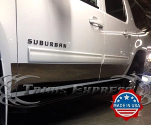 2007-2014 Chevy Avalanche/Suburban Rocker Panel Trim Body Side Molding 9" 10Pc - Bild 1 von 6