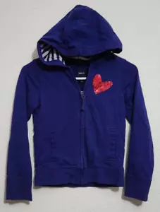 Gap Kids Girls Medium Hooded Zip-Up Sweatshirt - Picture 1 of 4