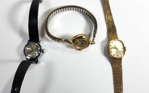 Lot of 3 Timex Women's Vintage Mechanical Watches -Run, Need Servicing - Lot#6B - Picture 1 of 5