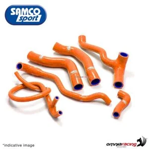 Juego de mangueras de radiador Samco naranja para KTM 85SX 2013/2017 - Picture 1 of 5