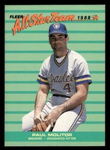 1988 Fleer - All Star Team Paul Molitor #12 - Picture 1 of 2