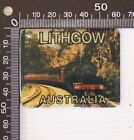 VINTAGE LITHGOW NSW AUSTRALIA TRAIN TRAVEL SOUVENIR FRIDGE MAGNET
