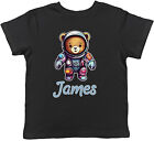 Personalised Teddy Bear Astronaut Kids T-Shirt Space Universe Cosmos Astrology