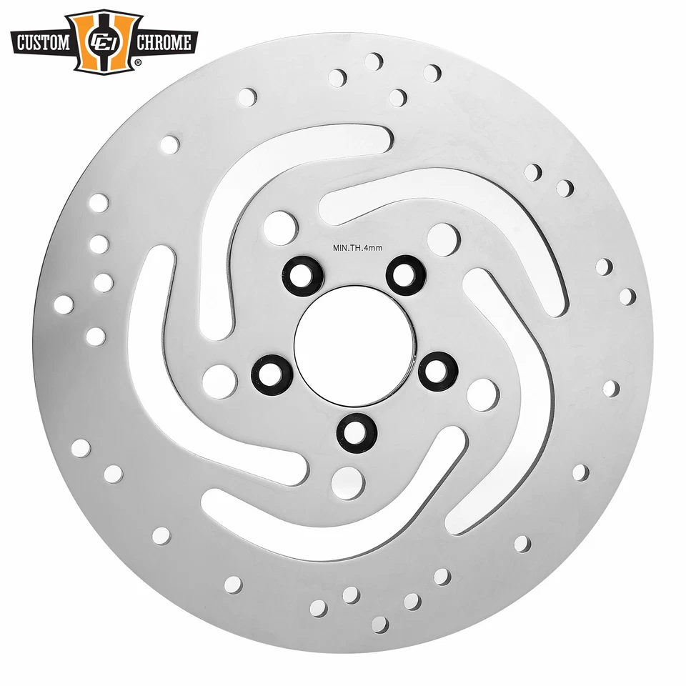 Rotor de freno trasero derecho de 11,5" para Harley Touring 2000-07 Dyna y Softail 00-17 Foto 1 de 4
