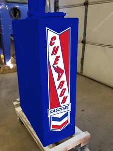 25" X 6" Chevron Gas Oil Vinyl Decal Lubester Sides Oil Pump Lubster Restore #2 - Picture 1 of 1