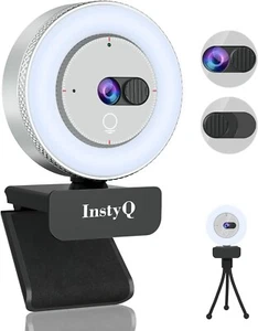 Webcam with Microphone, 2K Web Cam for PC/Desktop Computer/Laptop/MAC, - Picture 1 of 17