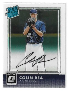2016 OPTIC COLIN REA RATED ROOKIE SIGNATURES AUTO #171 SAN DIEGO PADRES - Picture 1 of 2