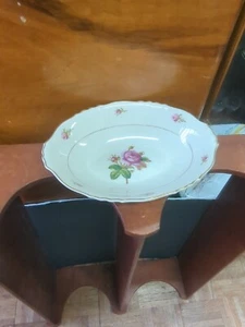 Vintage Syracuse China Federal Shape Victoria Rose Oval Vegetable Bowl - Picture 1 of 7