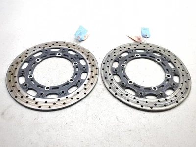 Rotores de freno de disco delanteros doblados Yamaha YZF R6 99-02 Foto 1 de 4