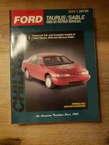 Chilton Ford Taurus / Sable 1986-1995 Repair Manual #26700 US & Canadian Models - Picture 1 of 4