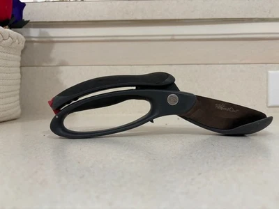 Pampered Chef  Salad Chopper Double Bladed Shears Gray Locking Handle 2582 - Image 1 of 4
