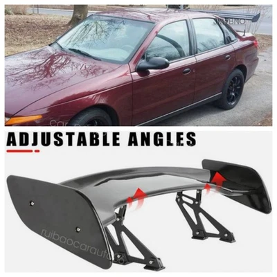 For Saturn L200 L300 2001-2005 46" Glossy Black Rear Trunk Spoiler GT Wing US Foto 1 de 4