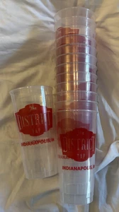 13x The District Tap Indianapolis, IN Plastic Cups - Branded, Reusable, Durable - Picture 1 of 3