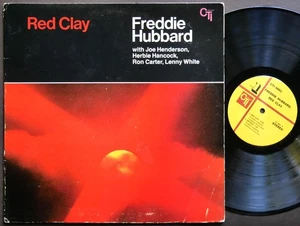 SIGNED FREDDIE HUBBARD Red Clay LP CTI 6001 US 1970 Joe Henderson Ron Carter - Picture 1 of 3