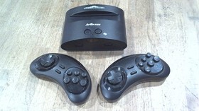 AtGames Sega Mega Drive Classic Console w/ 2 Controllers & Cables (Tested)