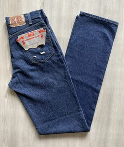 Vintage Años 80 Levis 501 Student Fit Original Botón Mosca EE. UU. Stock Muerto 29x36 - Imagen 1 de 11