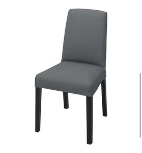 4 x Genuine IKEA BERGMUND NYKVARN Grey Zigzag Chair Covers 504.861.98 New - Picture 1 of 6
