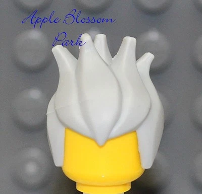 NEW Lego Minifig Male/Boy Spiked GRAY HAIR - Halloween Monster Head Gear - Image 1 of 2