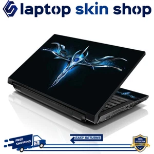 Laptop Skin Sticker Notebook Decal Cover Blue Sign for Dell Apple Asus HP 13-16" - Picture 1 of 5