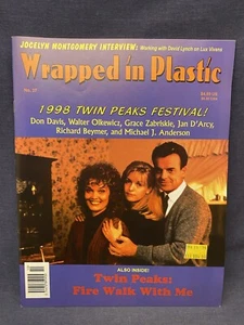 October 1998 #37 Wrapped in Plastic TV Film Magazine Twin Peaks Festival - Picture 1 of 6