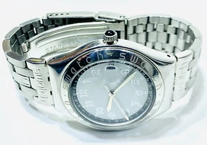 SWATCH IRONY HAPPY JOE SILVER AG1993 YGS400 MIT NEUER BATTERIE GRÖSSE 6-6,5" - Bild 1 von 8
