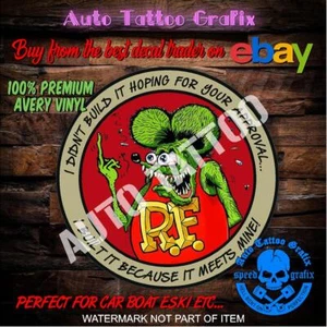 I DIDN'T BUILD IT HOPING FOR YOUR APPROVAL Decal Sticker Americana Rod Stickers - Bild 1 von 3