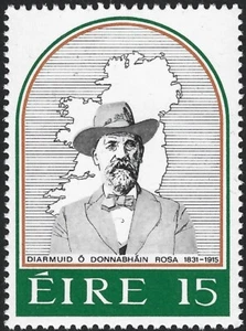 1981 Irland Sg 497 150. Geburtstag von Jeremiah O'Donnovan Rossa postfrisch - Bild 1 von 2