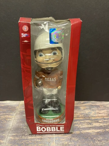 Texas Longhorns Springy legs Bobblehead NCAA Football College Austin Texas Cover