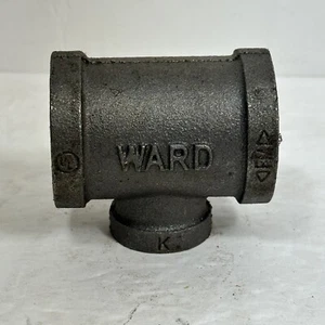 Camiseta reductora de tubería Ward SCH 40 hierro maleable galvanizado 1" x 1" x 1/2" - Imagen 1 de 6