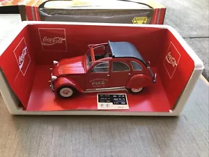 Solido 1:18 Scale Diecast - Citroen 2CV Coca Cola livery Mint in Box - RARE - Picture 1 of 14