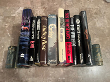 Lot of 10 Vintage Horror Hardcovers w/ Dust Jackets- Campbell, Bloch, Strieber