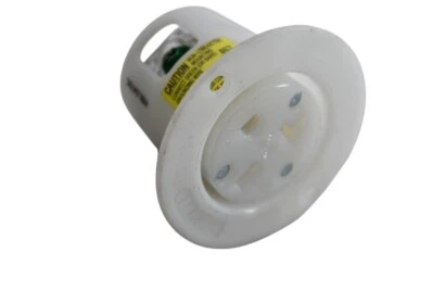 NUEVO HUBBELL HBL5479C Receptáculo con brida: Individual, Blanco, 6-20R, 20 A, 250 V CA, 2  Foto 1 de 4