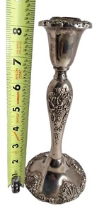 Placa plateada de 8"" con soporte para candelabros adornado Godinger - Imagen 1 de 9