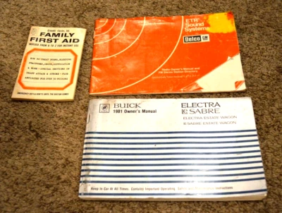 1981 BUICK LESABRE LESABER ELECTRA OWNERS MANUAL BOOK GUIDE - Image 1 of 4