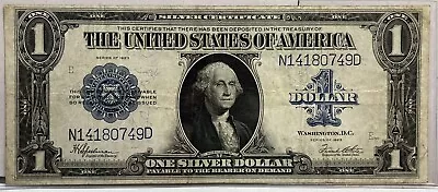 1923 $1 One Dollar Silver Certificate Note Horse Blanket Large Banknote FR 237 - Image 1 of 2