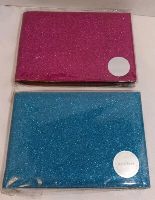 Glam 4" X 6" Brag Book Glitter Sparkly Ocean Berry Lot Of 2 New - Image 1 of 4