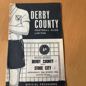 Derby County v Stoke City 22nd August 1962 - Picture 1 of 2