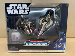 Star Wars Micro Galaxy Squadron #0113 Ahsoka Tano’s Jedi Starfighters Set 2 Pack - Picture 1 of 8