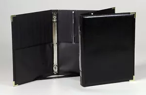 Concert Legacy Black Choral Choir Music Folder w/ Rings, Expand Pockets & Pencil - Picture 1 of 1