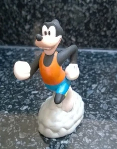 Figura de porcelana de cerámica Disney Goofy de 3 1/2 pulgadas vintage de Disneyana - Imagen 1 de 5