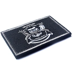 USA Michigan Flag MI STATE FLAG U.S. ARMY EMBROIDERED TACTICAL PATCH -01 - Picture 1 of 4