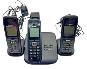 Gigaset A510 A / A510 Trio Schnurlostelefon mit Anrufbeantworter neue Akkus - Bild 1 von 3