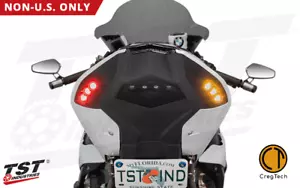 BMW S1000RR Integrated tail light BLUE Ring TST Industries 2019-2022 - Picture 1 of 8