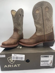Ariat Heritage Roughstock W Sq Toe Men's Boot Sz 9.5 M - Picture 1 of 14