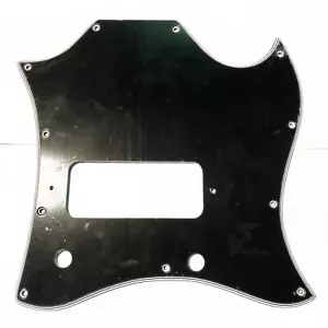 Vintage Accurate Reproduktion Schlagbrett 1966-1972 Gibson SG Junior schwarz/weiß - Bild 1 von 9