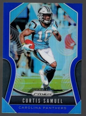 2019 Curtis Samuel Panini Prizm Football Blue Panthers #175 - Image 1 of 2
