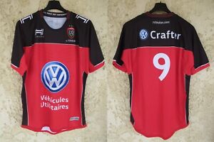 Maillot rugby RCT TOULON porté n°9 HUNGARIA shirt rouge L