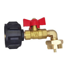 QCC1 90 Degrees Propane Refill Pressure Elbow Adapter & ON-Off Control Valve B