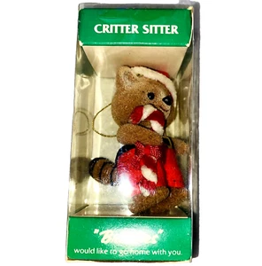 Critter Sitter Union Wadding Co Britches Vintage Christmas Ornament With Box - Picture 1 of 8