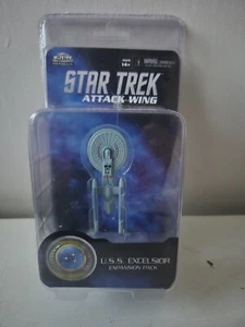 Star Trek Attack Wing USS Excelsior Erweiterung Miniatur Wizkids Spiele MIB - Bild 1 von 4